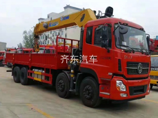 东风前四后四[小三轴]8吨10吨随车吊