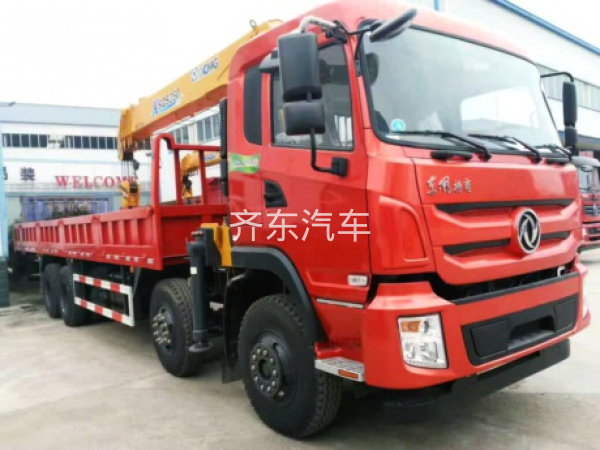 东风前四后四[小三轴]8吨10吨随车吊