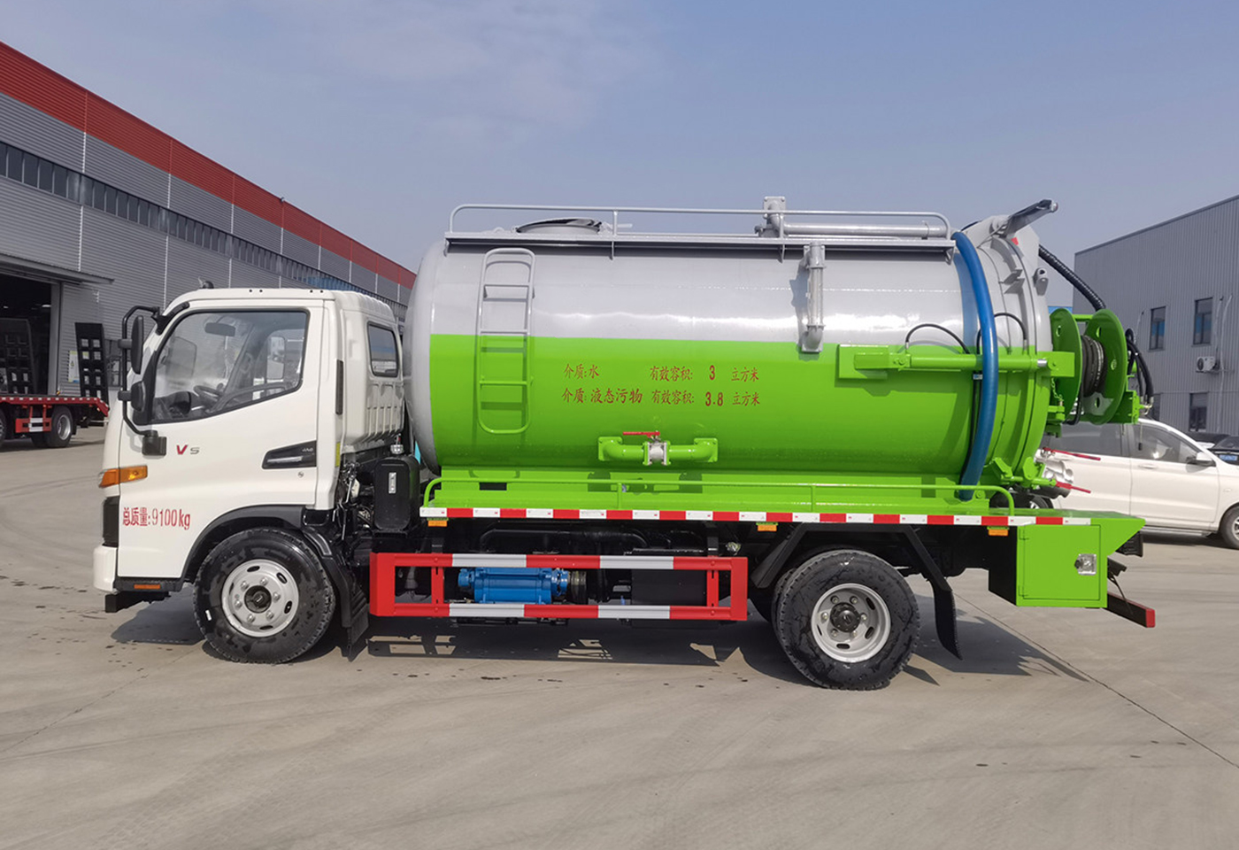 江淮8方清洗洗污车