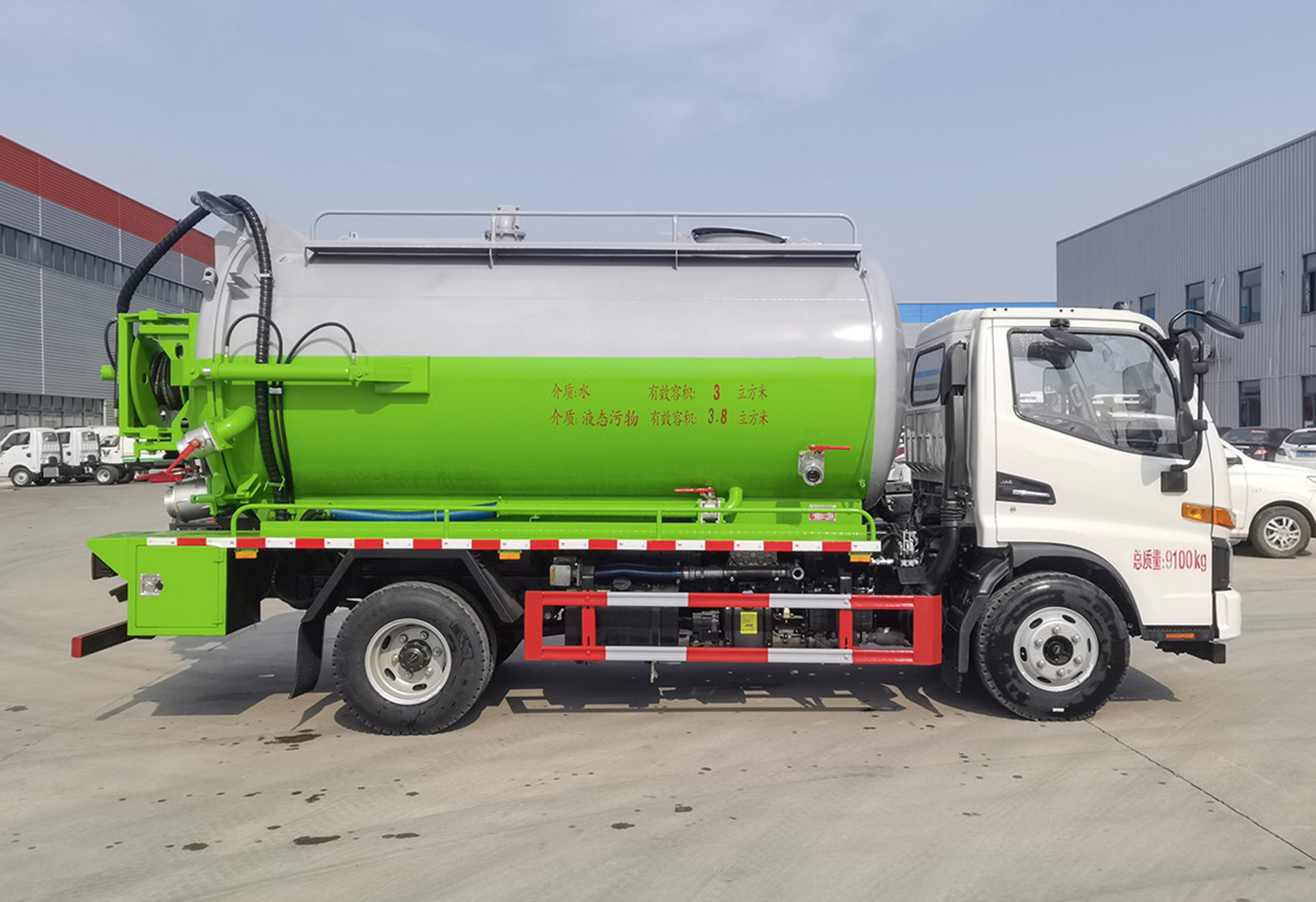 江淮8方清洗洗污车