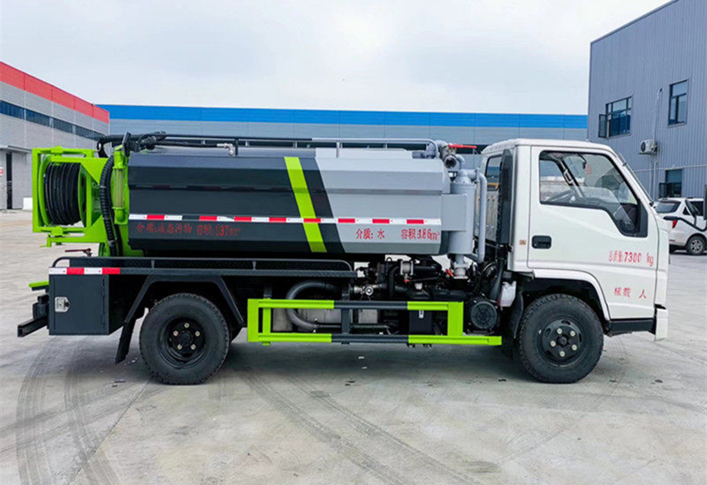 江铃顺达6方清洗吸污车