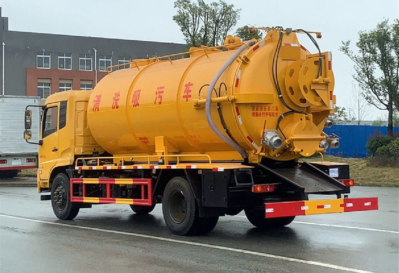 东风天锦15方清洗吸污车