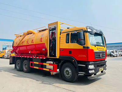 重汽汕德卡22方清洗吸污车