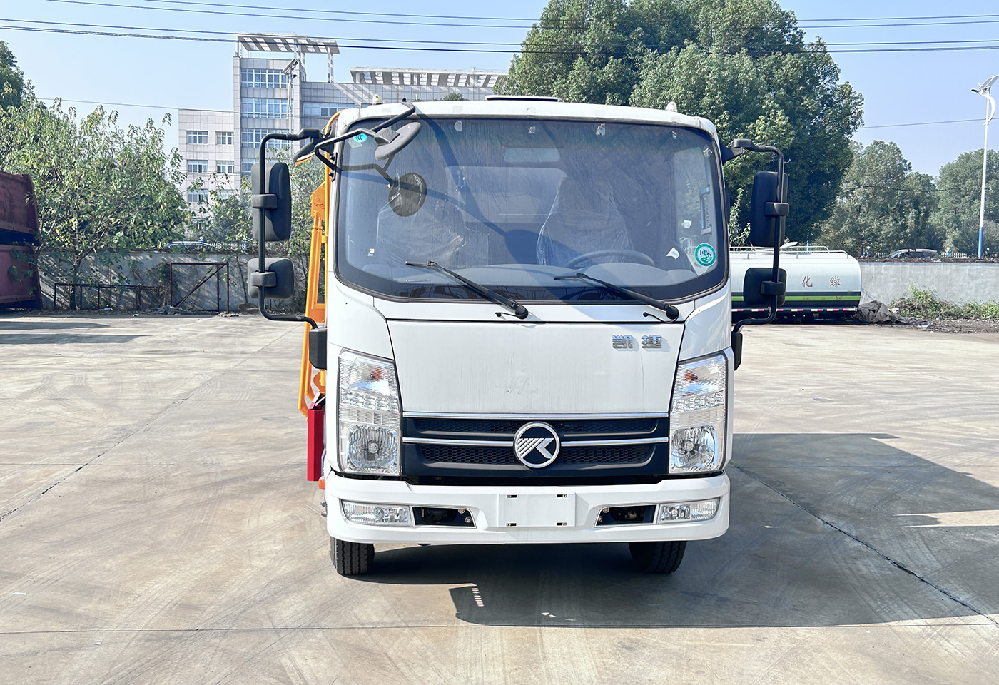 凯马5方侧挂对接带内推板垃圾车