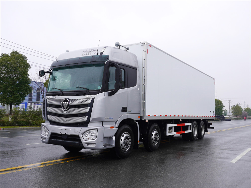 (国六)福田欧曼EST(高顶双卧)(9.5米)冷藏车