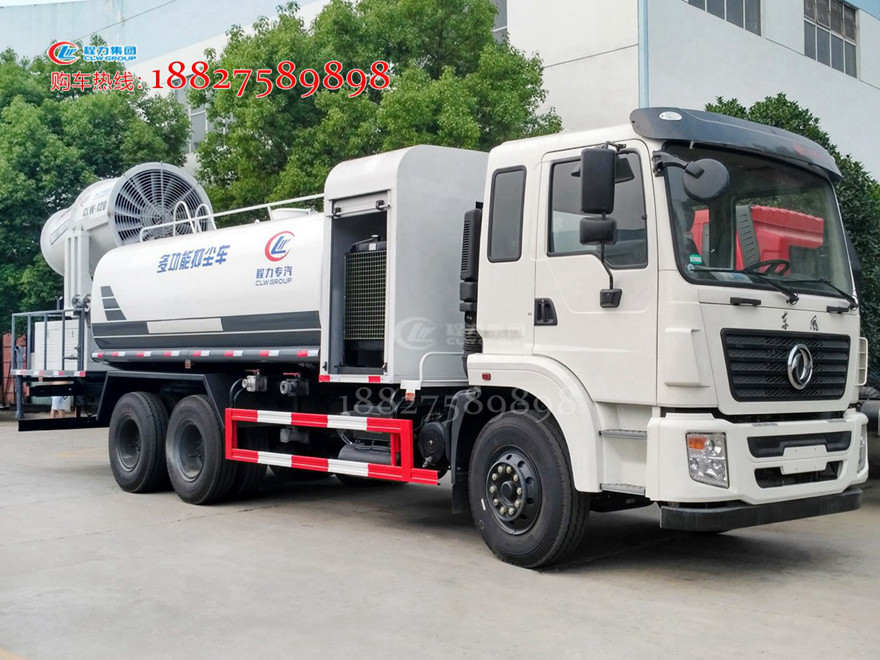 国五东风后双桥16立方多功能抑尘车