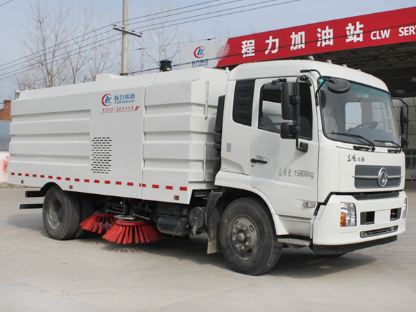天锦扫路车 程力威牌CLW5168TSLD5型扫路车