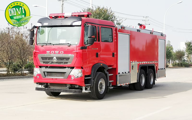 水罐系列消防車操作展示