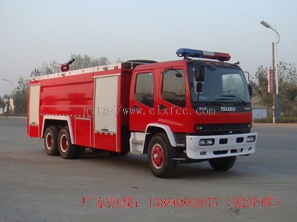 12吨五十铃双桥泡沫消防车