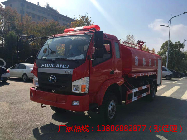 6-8吨福田消防洒水车