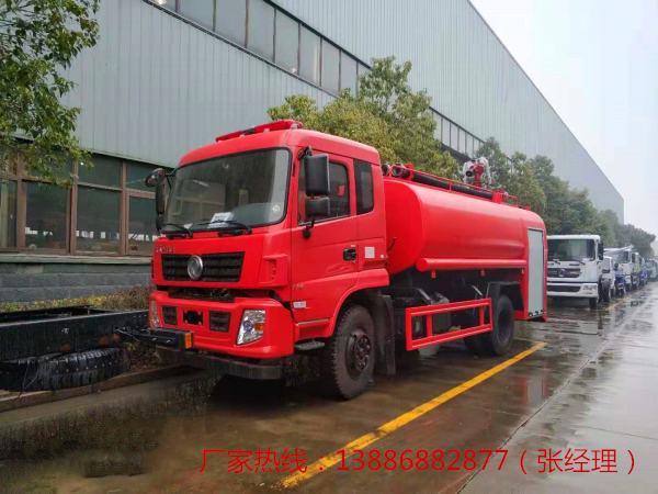 10T东风新款消防洒水车