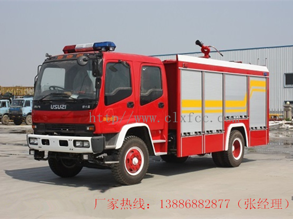 6-8吨五十铃水罐消防车