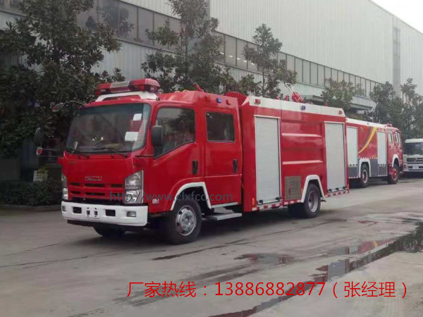 4吨五十铃泡沫消防车