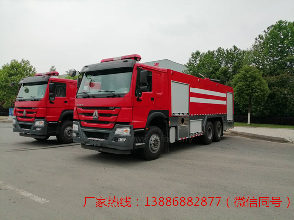 18吨重汽豪沃消防车