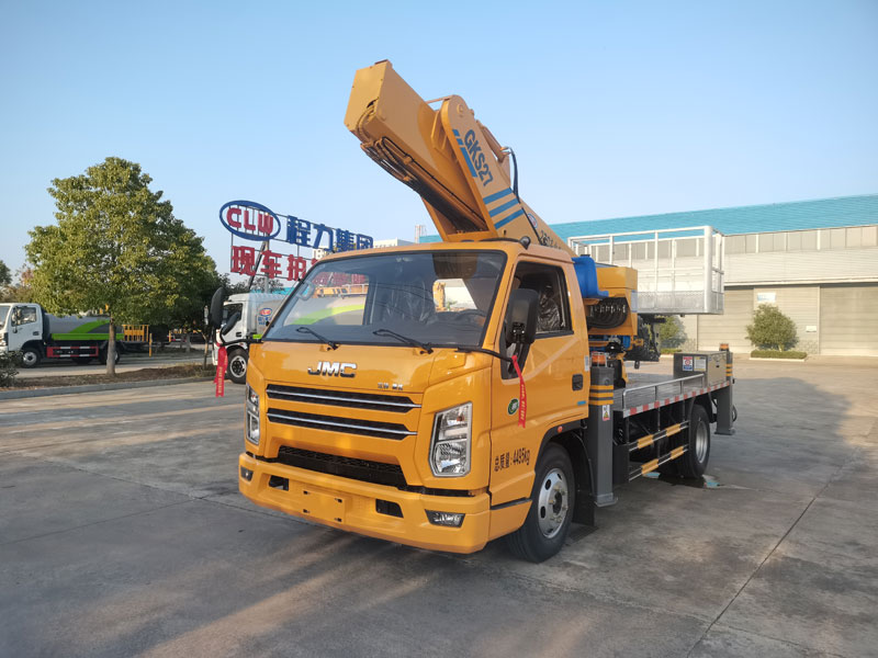 江铃顺达国六蓝牌27米直臂伸缩式高空作业车-CL5048JGK6ADS