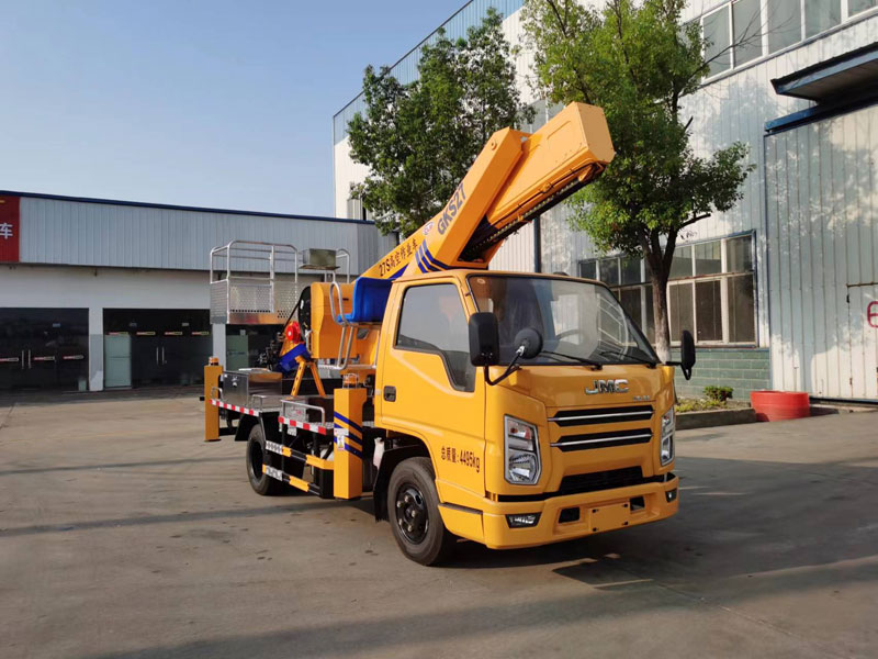 新款江铃国六蓝牌27米直臂伸缩式高空作业车-CL5047JGKA6DS