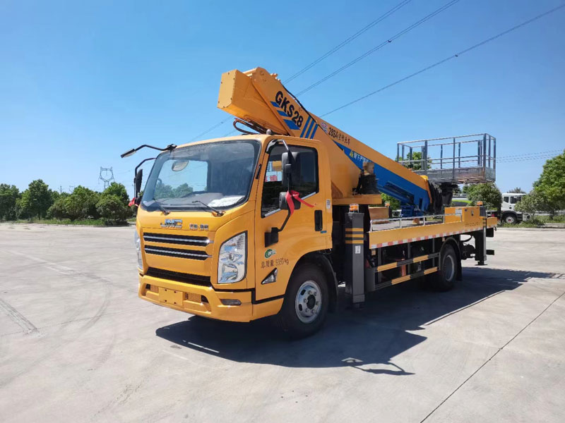 国六江铃凯悦28米伸缩臂式高空作业车-CL5100JGK6ADS