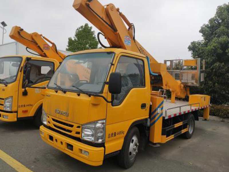 国六庆铃五十铃23米直臂伸缩式高空作业车-CL5044JGKA6DS