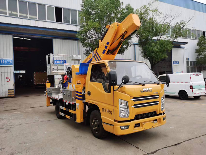 国六江铃蓝牌23米直臂伸缩式高空作业车-CL5046JGK6DS