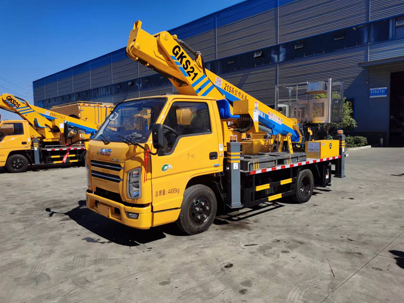 国六江铃蓝牌21米直臂伸缩式高空作业车-CL5046JGK6DS