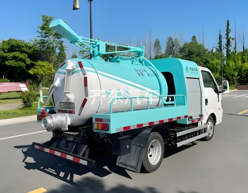 东风6方纯电动动吸粪车