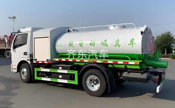 东风6方纯电动动吸粪车