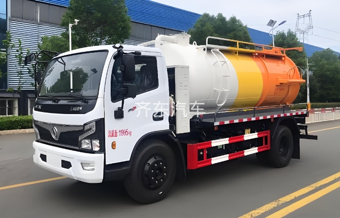 东风6方纯电动动吸粪车