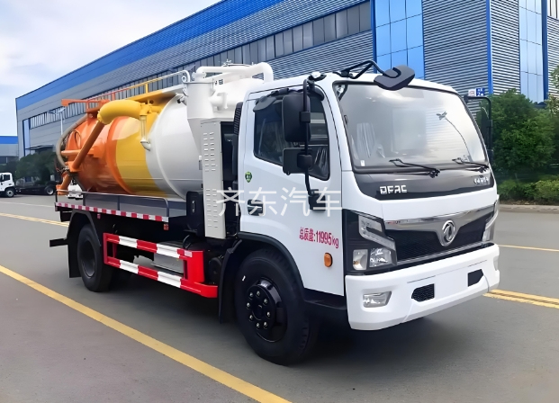 东风6方纯电动动吸粪车