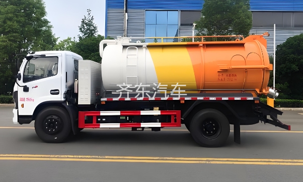 东风6方纯电动动吸粪车