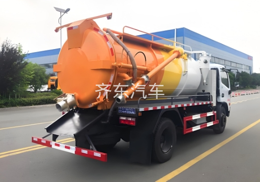 东风6方纯电动动吸粪车