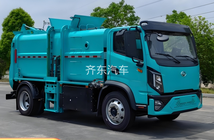 东风4.5方纯电动自装卸垃圾车