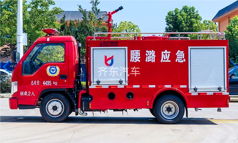 东风小多利卡5方消防洒水车