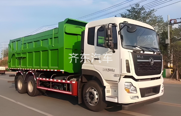 东风天龙后双桥22方对接垃圾车