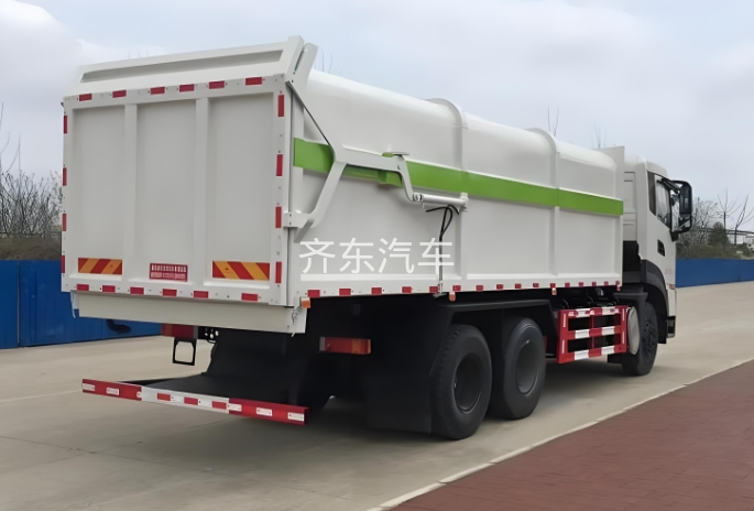 东风天龙后双桥22方对接垃圾车