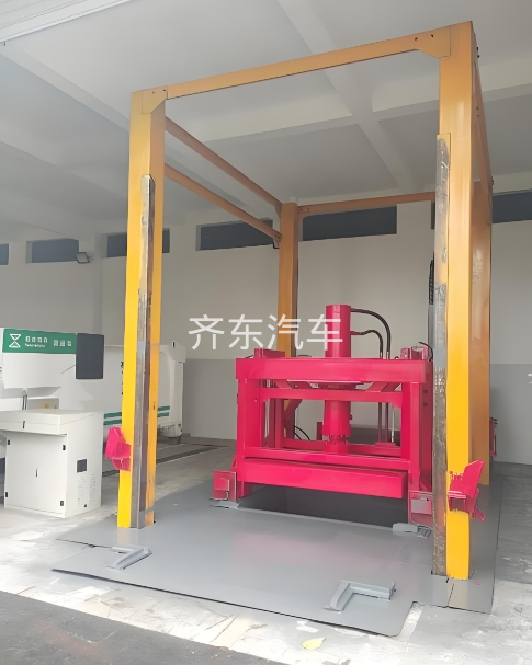 压头后翻式压缩垃圾站