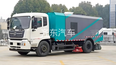 国六东风天锦10吨（2水/8尘）吸尘车