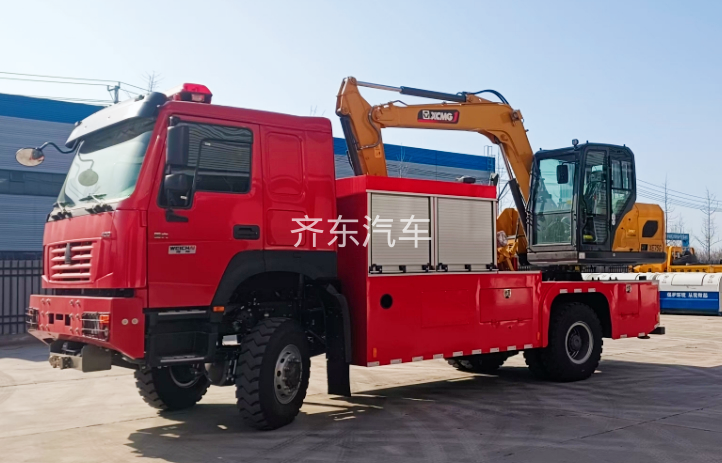重汽双向抢险救援消防车