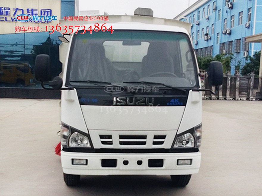 五十铃扫路车 程力威牌CLW5070TSLQ5型扫路车