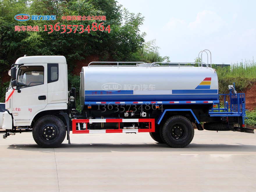 10方新款东风专底洒水车 CLW5165GPST5型绿化喷洒车