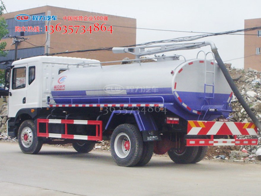 12方吸粪车 程力威牌CLW5161GXET5型吸粪车