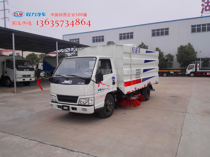 江铃扫路车 程力威牌CLW5080TSLJ5型扫路车