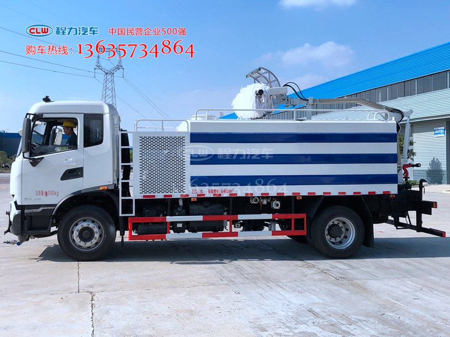 国六后置式隧道清洗车 多功能墙壁清洗车