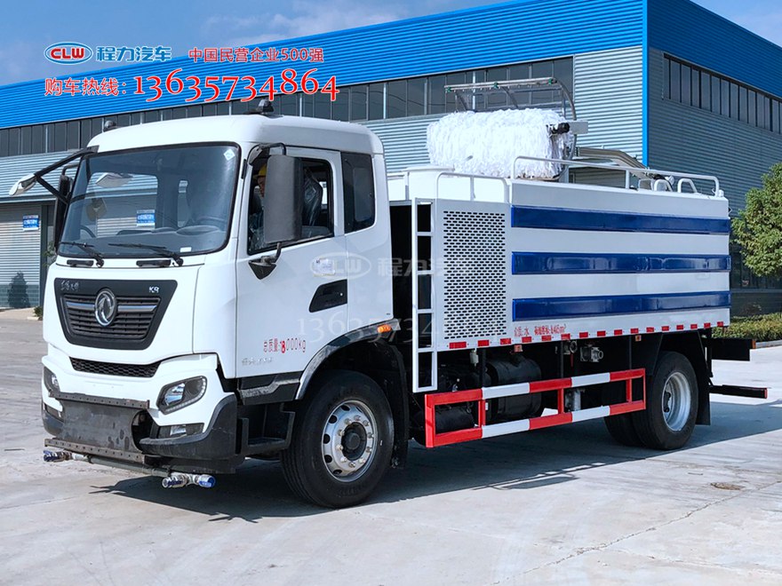 国六后置式隧道清洗车 多功能墙壁清洗车
