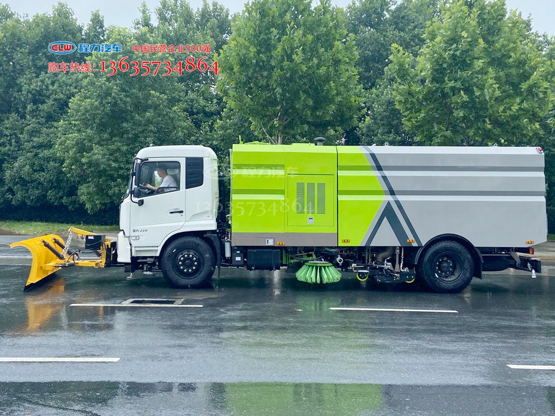 东风天锦洗扫扫路车除雪车