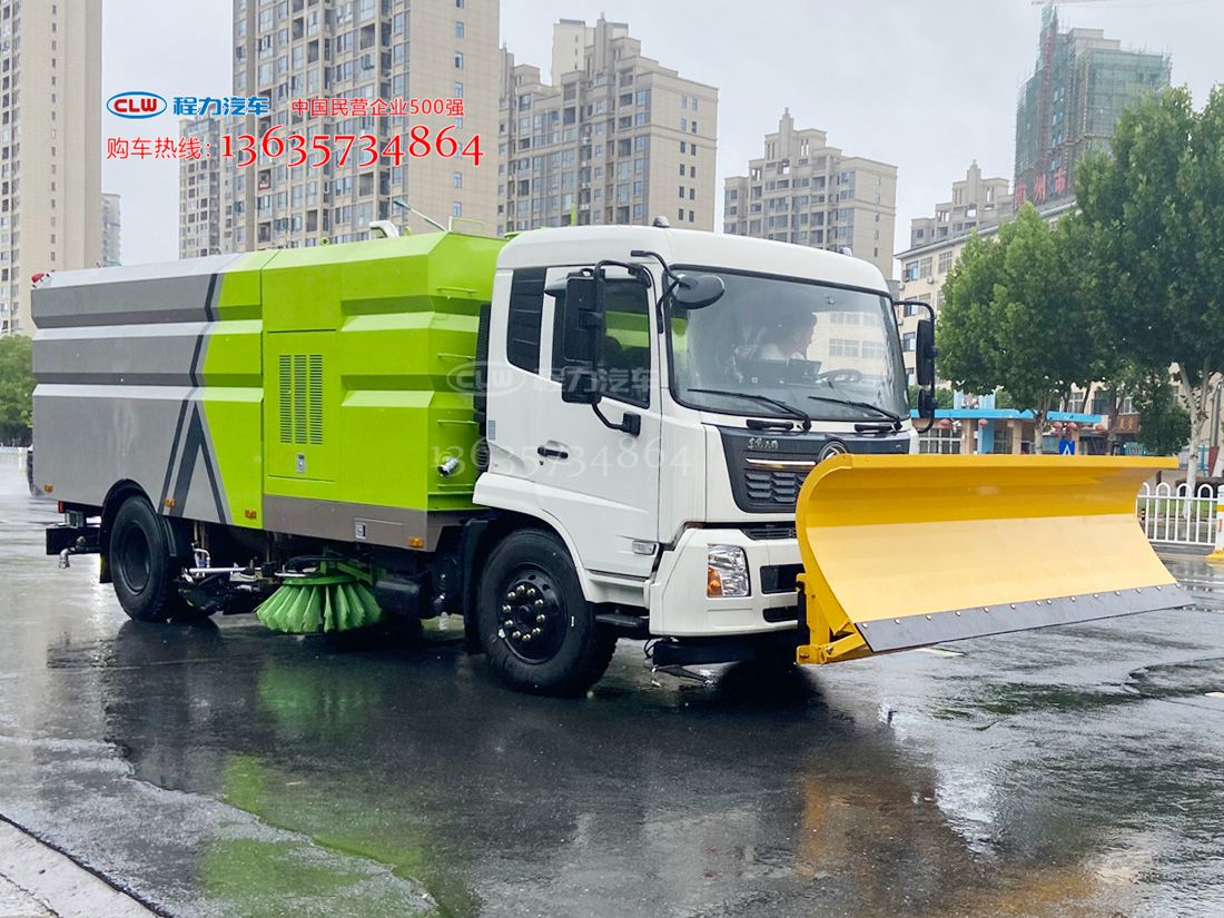 东风天锦洗扫扫路车除雪车