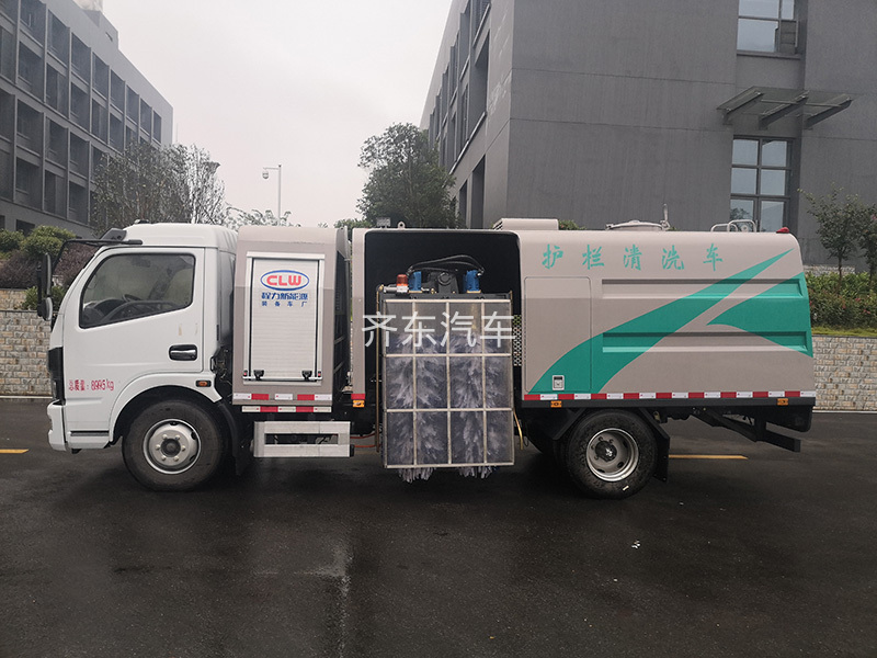 东风纯电动护栏清洗车