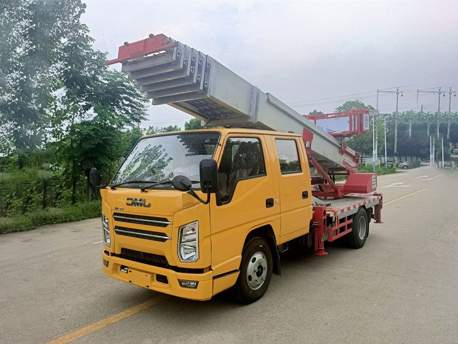 国六蓝牌36米云梯车