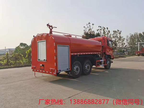 国六10吨东风六驱消防洒水车