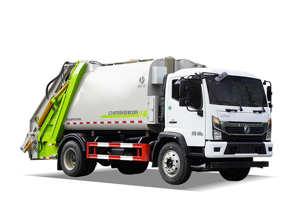 CLT5140ZYSEQ6A型压缩式垃圾车 东风T17驾驶室